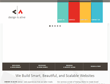 Tablet Screenshot of designisalive.co.uk
